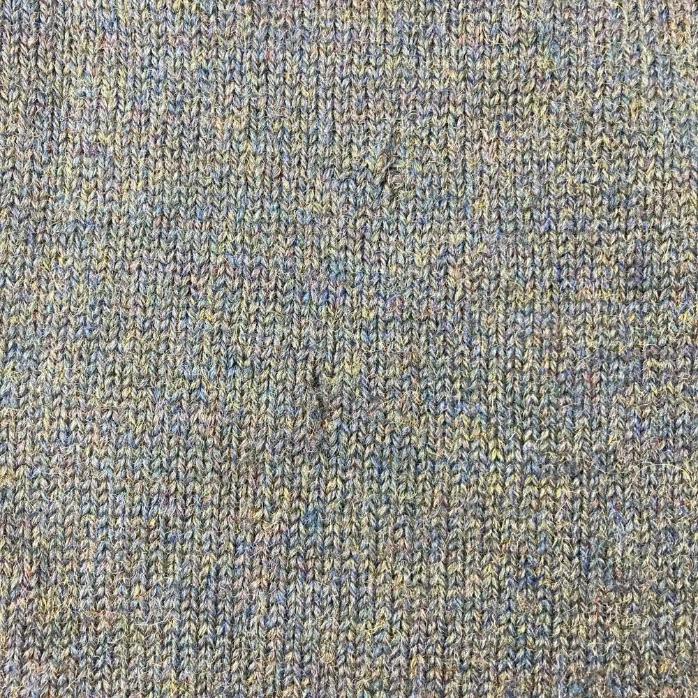 Aran Sweater Market Mens XL 100% Wool Ireland Blue Crewneck Sweater Irish